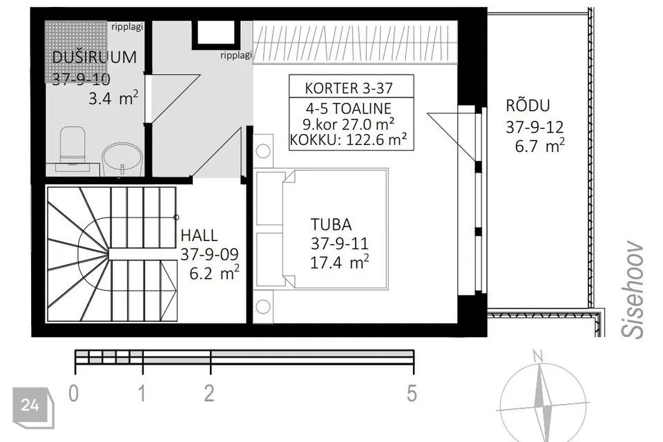 5-room apartment in Tallinn, Haabersti linnaosa - photo 2