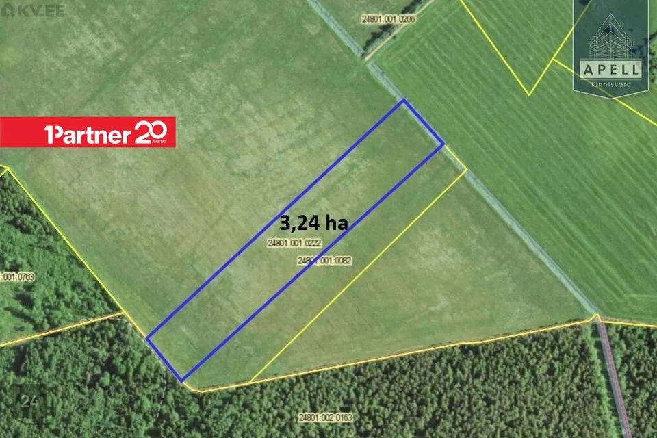 Maatulundusmaa, 32387 m² Maa  -  Jõgeva vald, Kärde küla