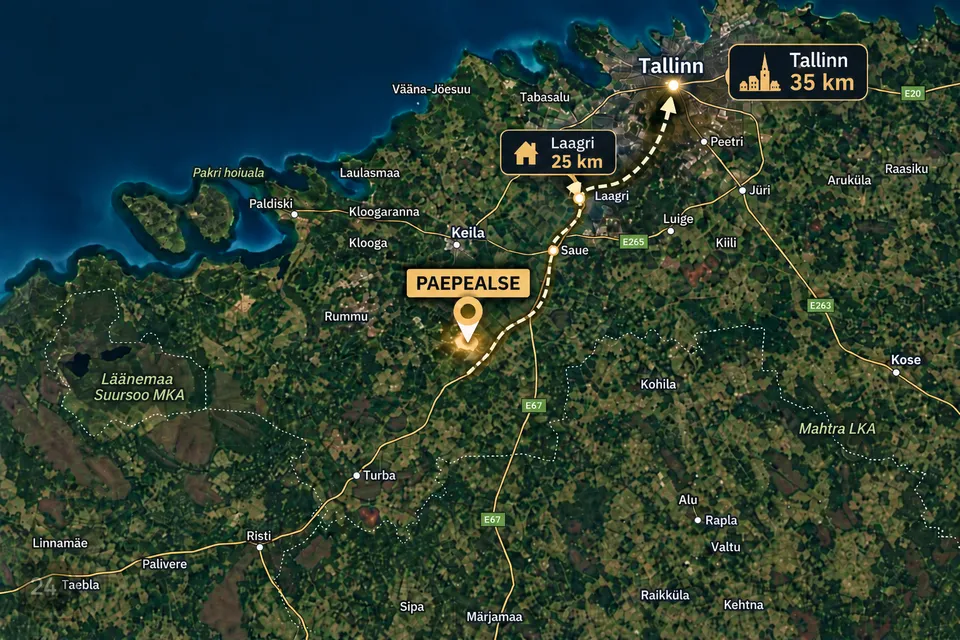 Elamumaa, 5998 m² Maa  -  Saue vald, Kaasiku küla - foto 2