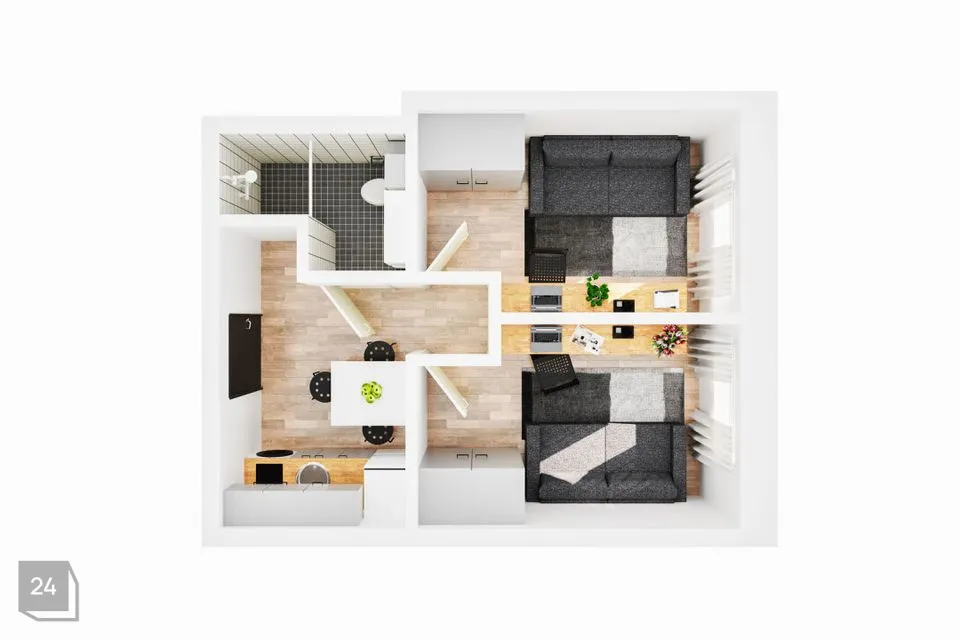 1-toaline Korter - Tallinn, Kristiine linnaosa - foto 2