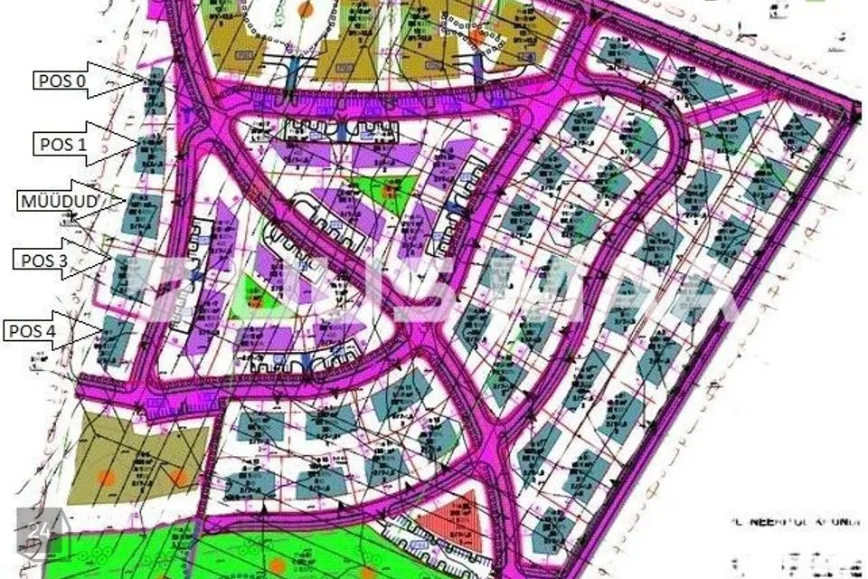 Земля жилой застройки, 1458 m² участок в Tartu vald, Kõrveküla alevik