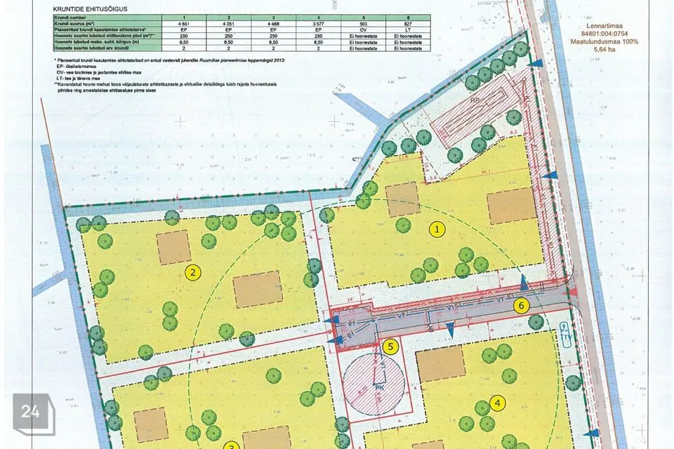 Земля жилой застройки, 4048 m² участок в Häädemeeste vald, Tahkuranna küla - фото 4