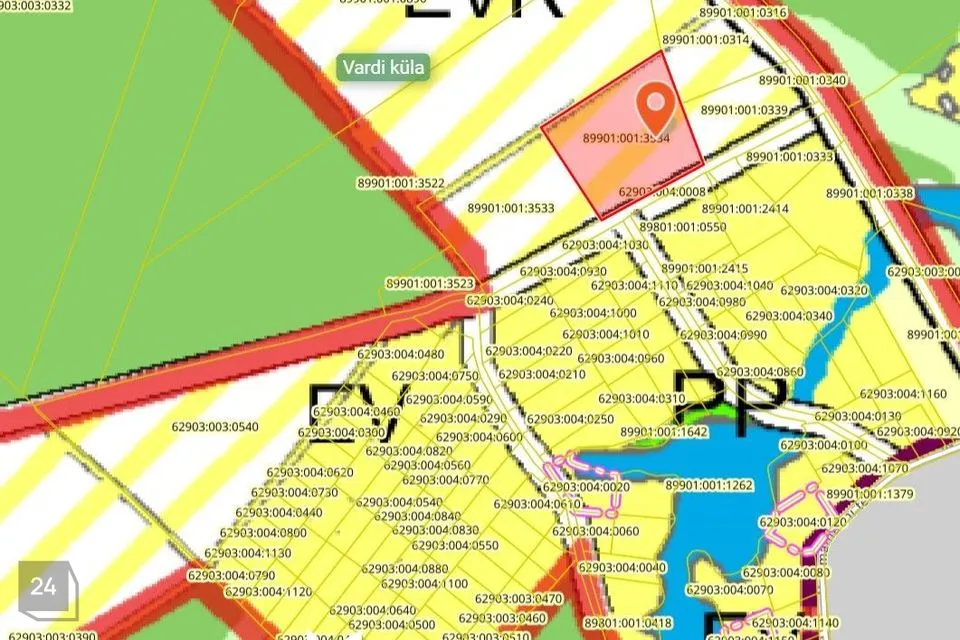 Maatulundusmaa, 12151 m² участок в Viljandi vald, Vardi küla - фото 4