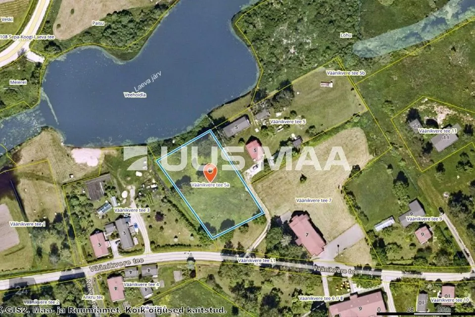 Земля жилой застройки, 2602 m² участок в Tartu vald, Laeva küla - фото 2