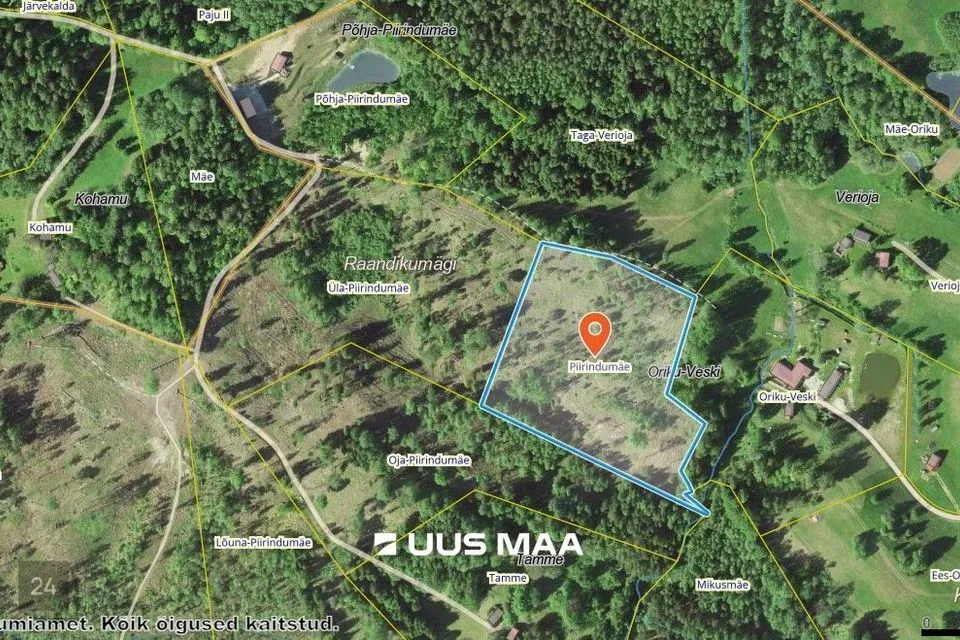 Maatulundusmaa, 17192 m² Maa - Otepää vald, Kaurutootsi küla - foto 2