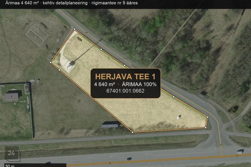 Ärimaa, 4640 m² Maa  -  Haapsalu linn, Herjava küla