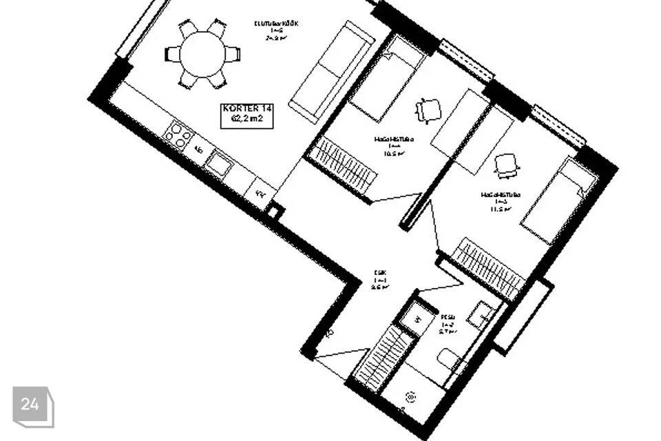 3-toaline Korter  -  Tallinn, Kesklinna linnaosa - foto 4