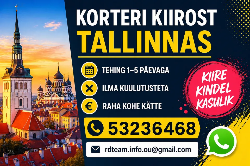 2-toaline Korter  -  Tallinn, Lasnamäe linnaosa