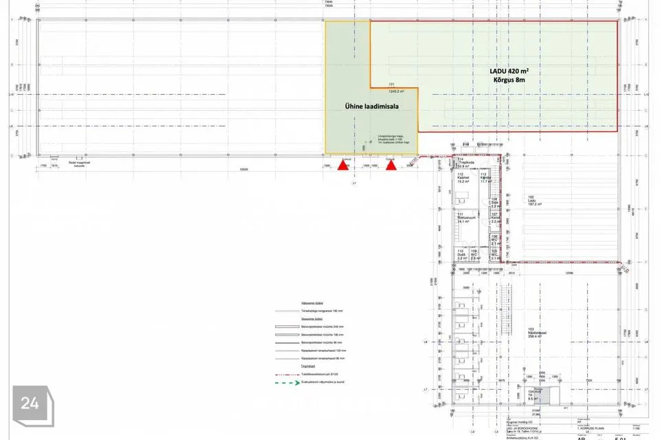 Ladu või Tootmine, 420 m² Äripind  -  Tallinn, Kristiine linnaosa - foto 3