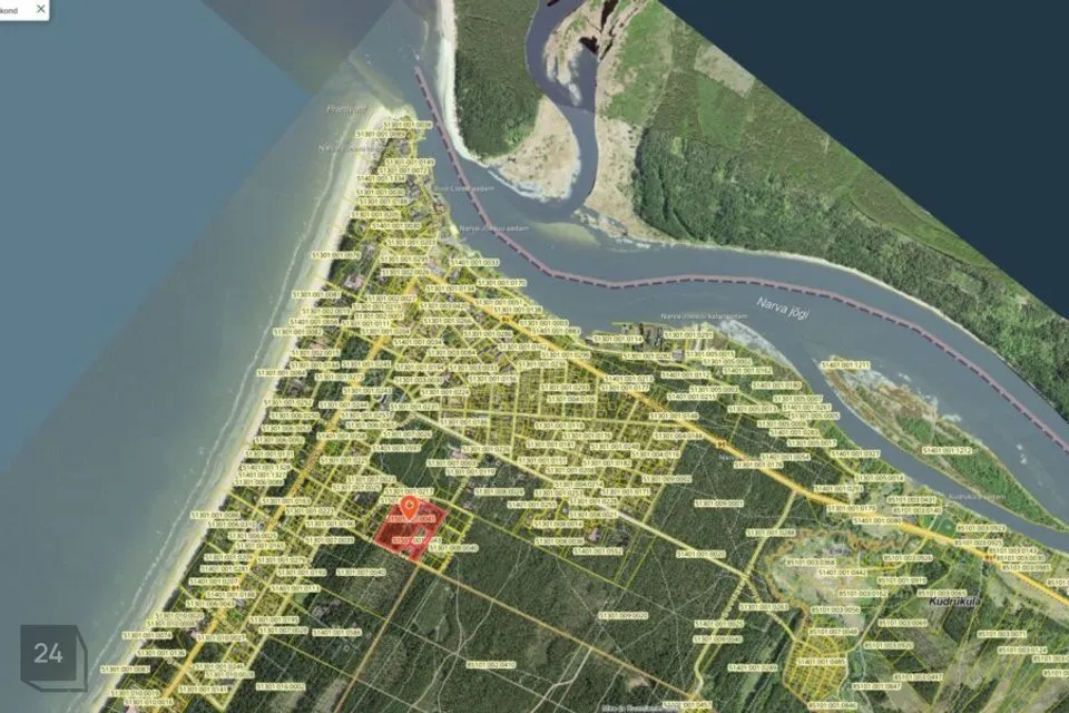 Riigikaitsemaa, 2020 m² Maa  -  Narva-Jõesuu linn, Narva-Jõesuu linn - foto 2