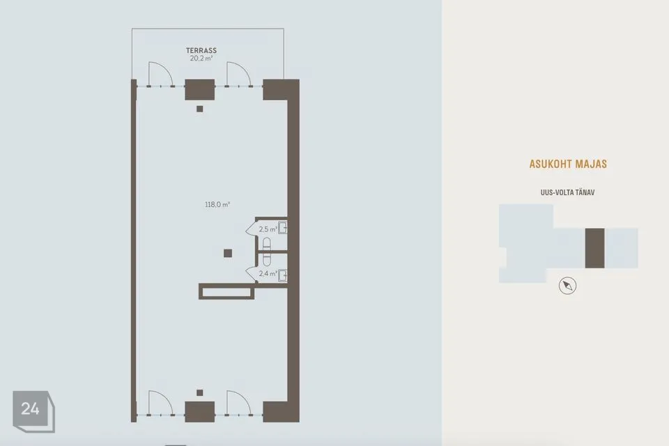 Mitme sihtotstarbega, 122 m² Äripind  -  Tallinn, Põhja-Tallinna linnaosa - foto 2