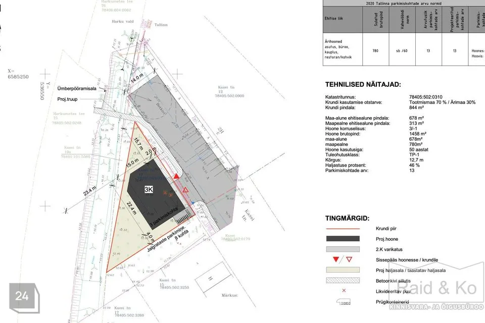 Tootmismaa või Ärimaa, 844 m² Maa  -  Tallinn, Mustamäe linnaosa - foto 2