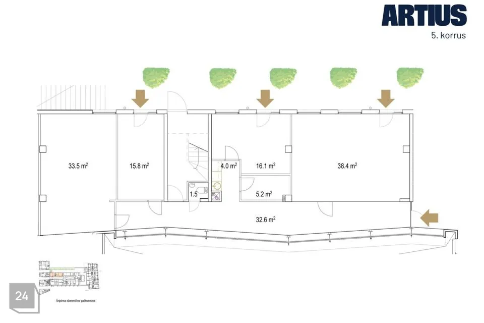 147 m² Äripind  -  Tallinn, Kesklinna linnaosa - foto 2