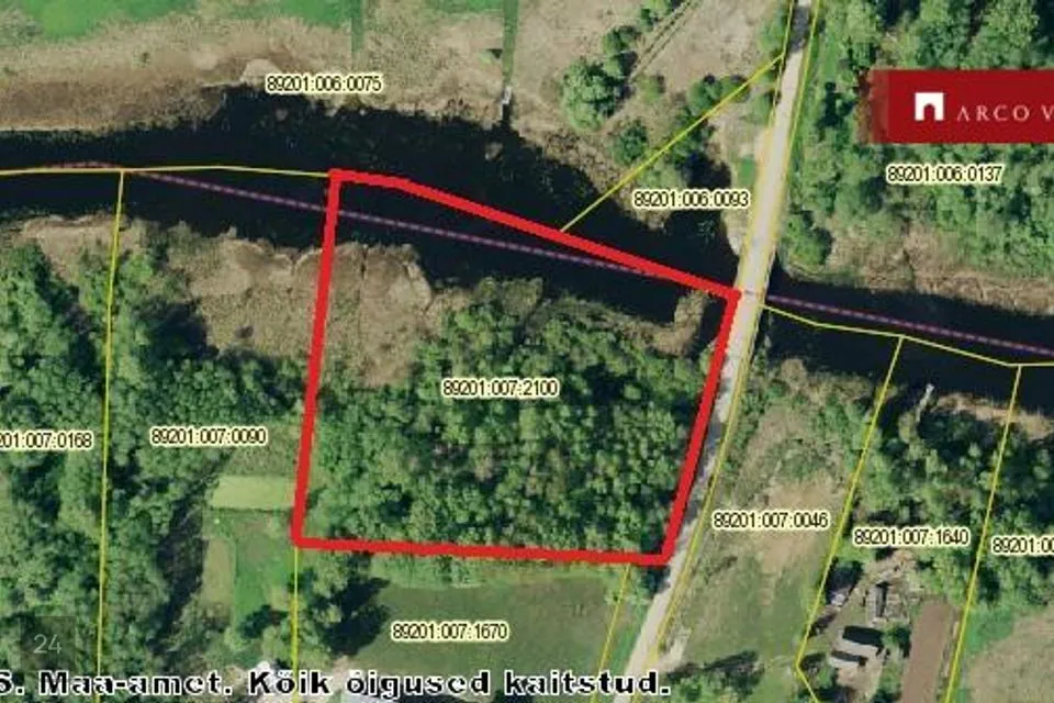 Maatulundusmaa, 13784 m² участок в Viljandi vald, Tänassilma küla