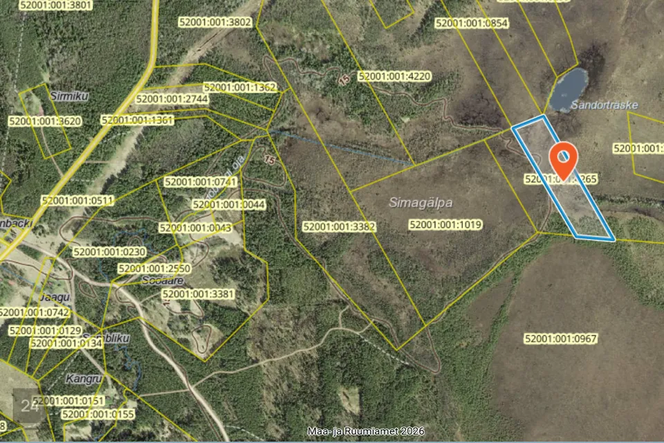 Maatulundusmaa, 46256 m² Maa  -  Lääne-Nigula vald, Höbringi küla / Höbring - foto 3