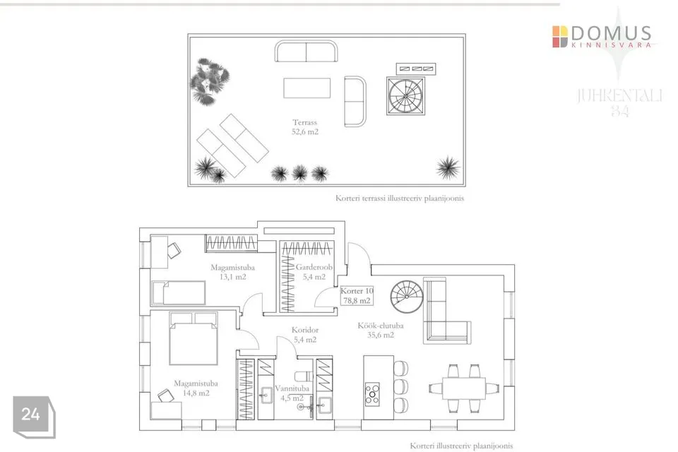 3-toaline Korter  -  Tallinn, Kesklinna linnaosa - foto 4