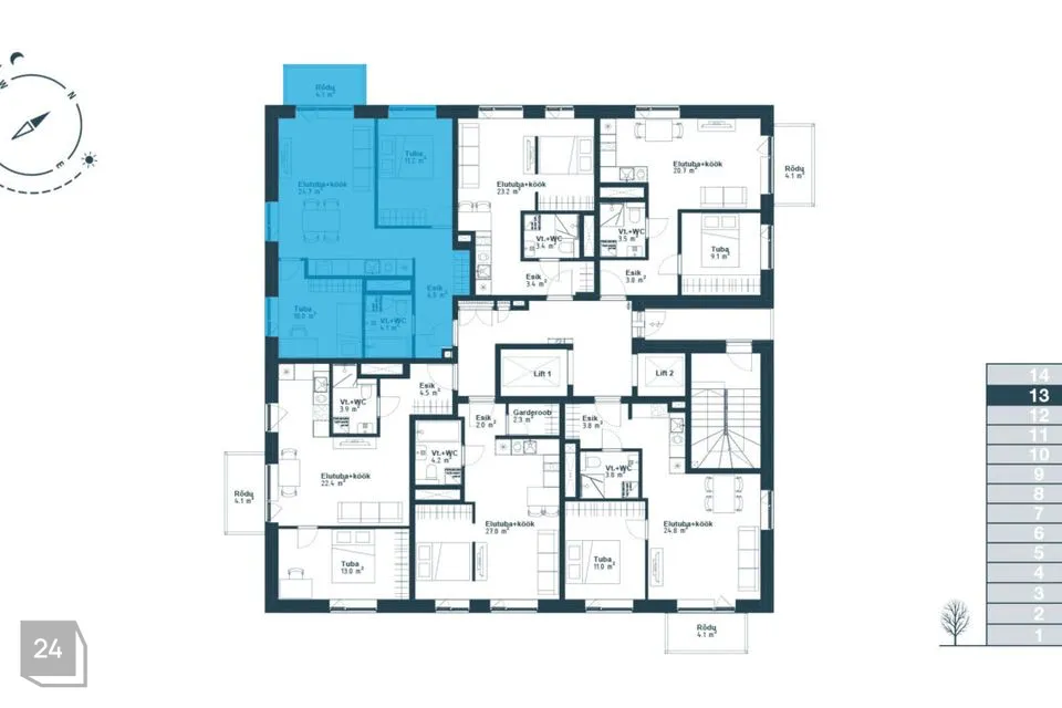3-room apartment in Tallinn, Haabersti linnaosa - photo 3
