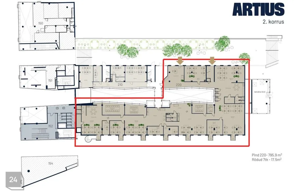 795 m² Äripind - Tallinn, Kesklinna linnaosa - foto 2