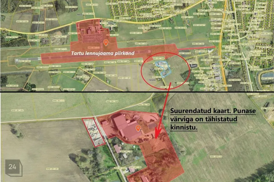 1863 m² Äripind  -  Kambja vald, Reola küla - foto 2