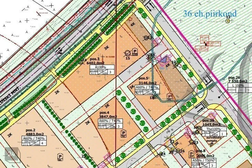 Ärimaa või Tootmismaa, 13392 m² Maa - Tallinn, Haabersti linnaosa - foto 3