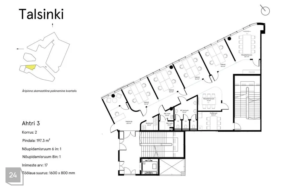 192 m² Äripind  -  Tallinn, Kesklinna linnaosa - foto 3