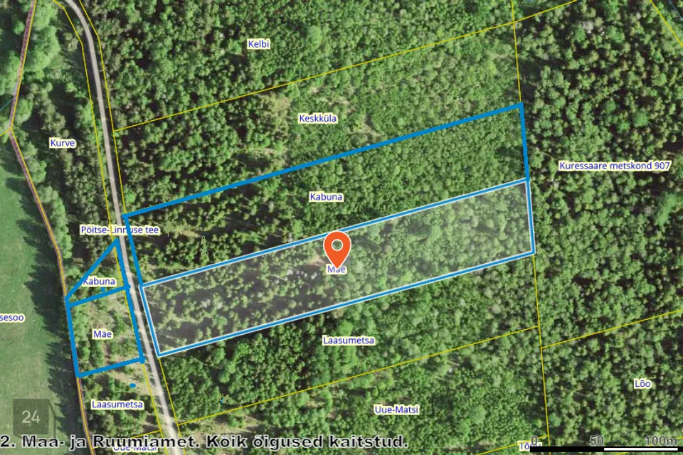 Maatulundusmaa, 29924 m² Maa  -  Saaremaa vald, Pöitse küla