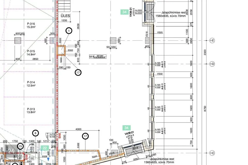 237 m² Äripind  -  Tallinn, Põhja-Tallinna linnaosa - foto 3