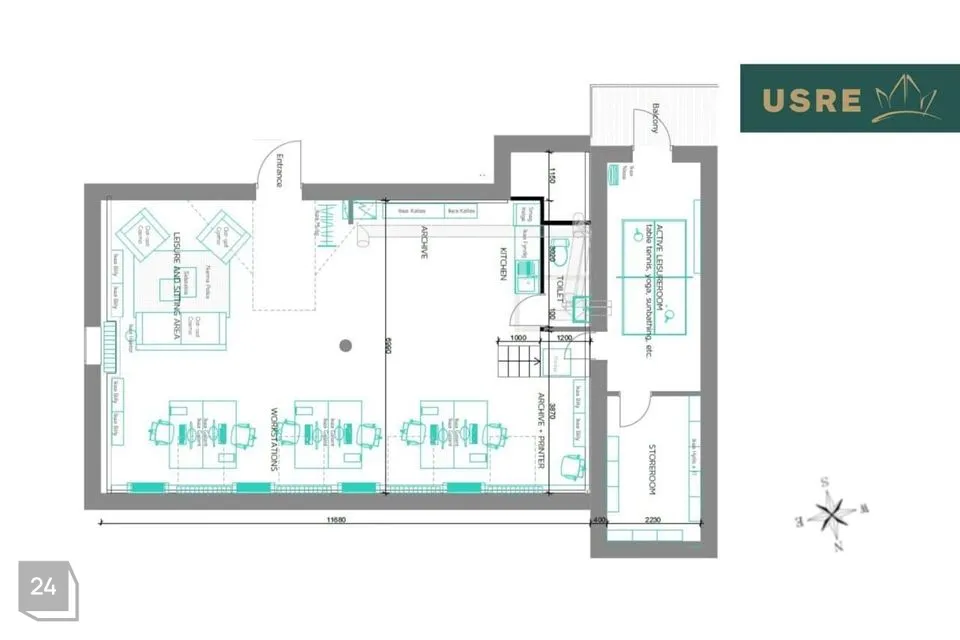 Büroo, 76 m² Äripind - Tallinn, Kesklinna linnaosa - foto 4