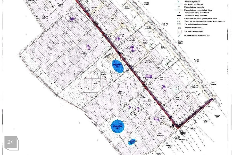 Земля жилой застройки, 2881 m² участок в Tartu vald, Vahi alevik - фото 4