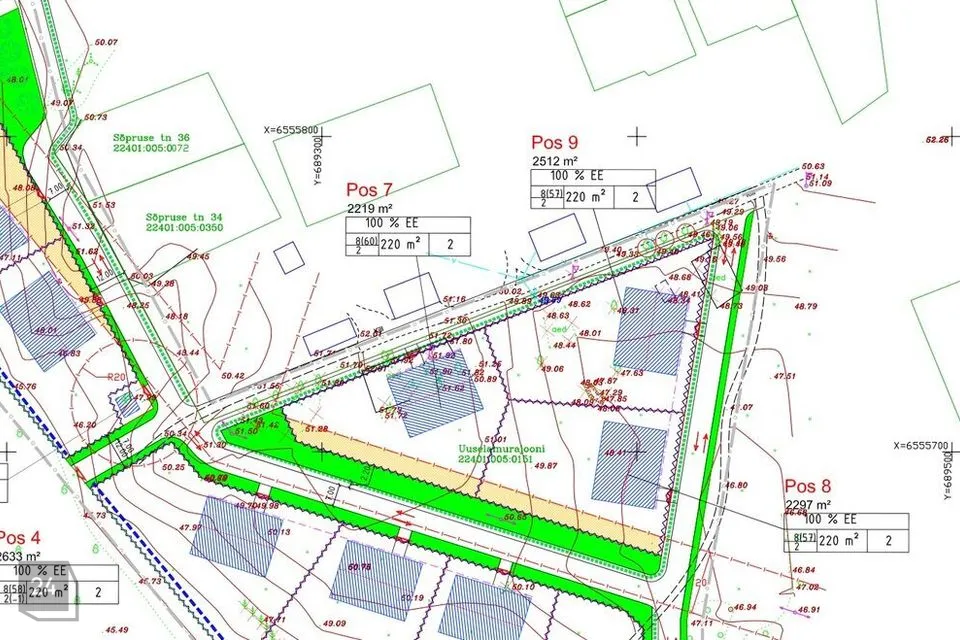 Земля жилой застройки, 2207 m² участок в Alutaguse vald, Iisaku alevik - фото 4