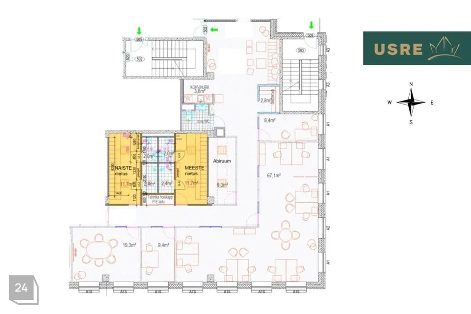 Büroo, 224 m² Äripind  -  Tallinn, Lasnamäe linnaosa - foto 4