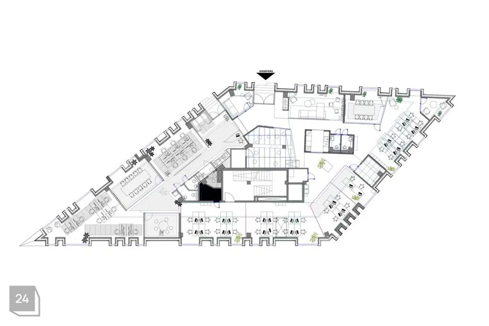 Büroo või Teenindus, 476 m² Äripind  -  Tallinn, Kesklinna linnaosa - foto 3