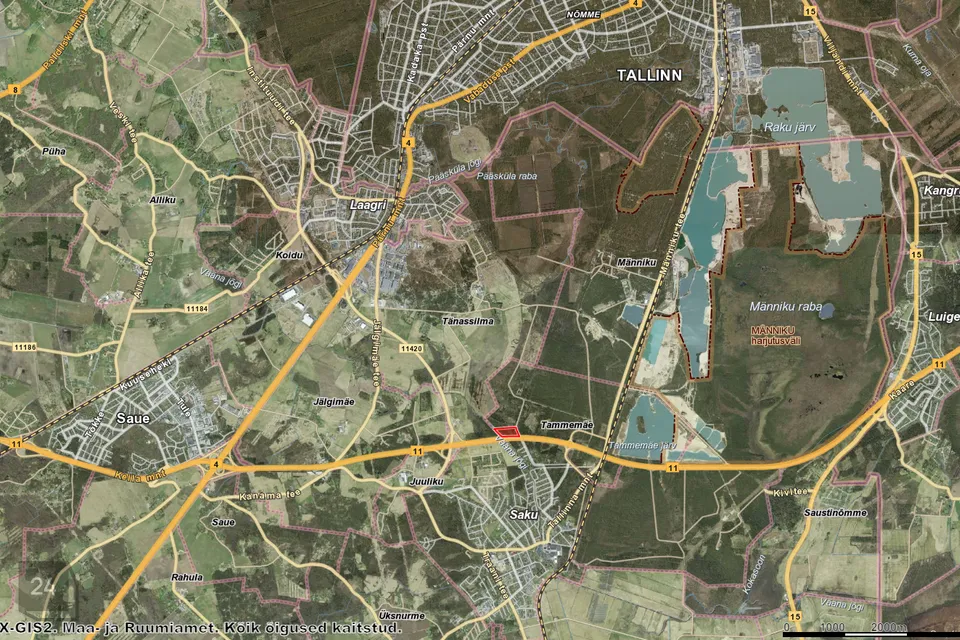 Maatulundusmaa, 44977 m² Maa  -  Saku vald, Tammemäe küla - foto 2