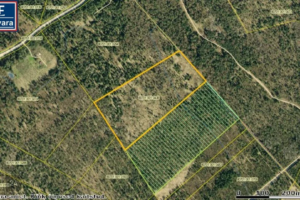 Maatulundusmaa, 46800 m² участок в Saaremaa vald, Kaunispe küla