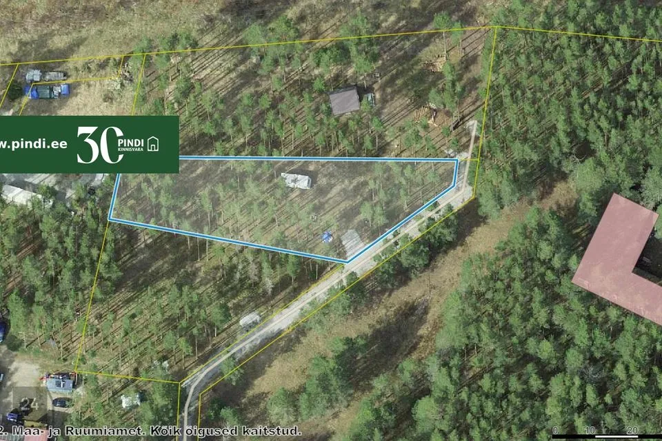 Elamumaa, 1450 m² Maa  -  Alutaguse vald, Alajõe küla - foto 4