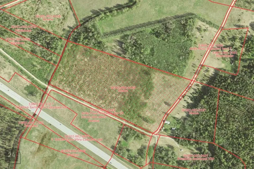 Maatulundusmaa, 85600 m² участок в Kose vald, Nõmmeri küla