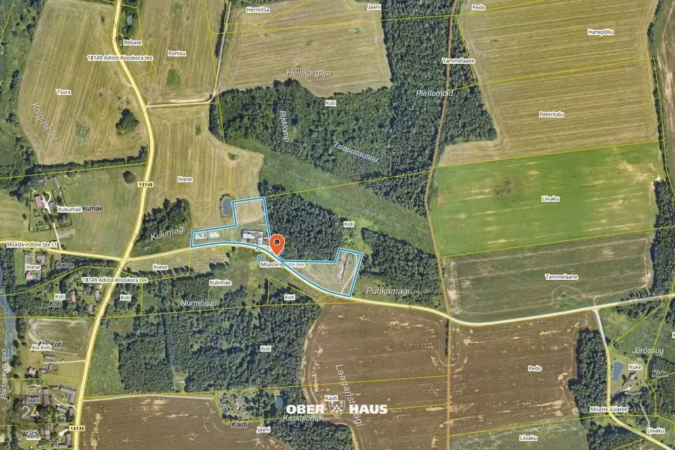 Maatulundusmaa, 18200 m² Maa  -  Põlva vald, Adiste küla
