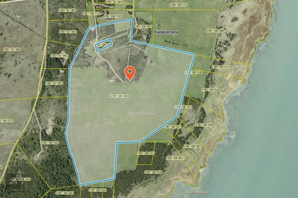 Maatulundusmaa, 135050 m² участок в Muhu vald, Võiküla