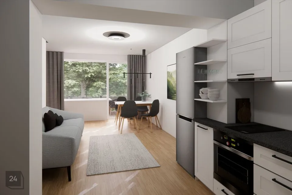 Ridaelamu boks, 3-toaline Majaosa - Kose vald, Kose alevik - foto 4