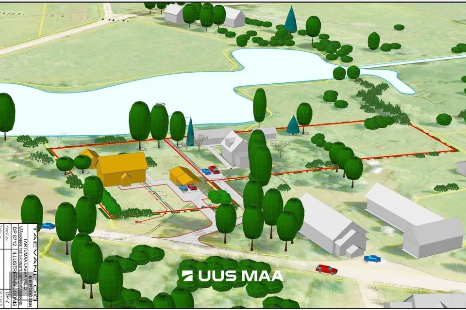 Земля жилой застройки, 2602 m² участок в Tartu vald, Laeva küla - фото 4