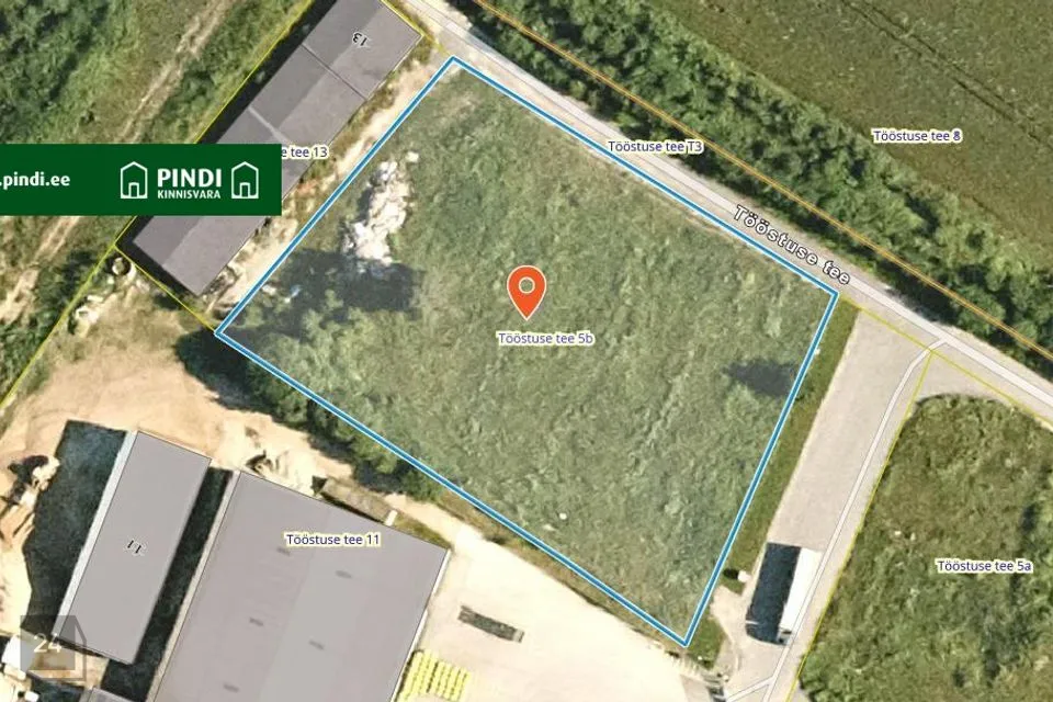 Tootmismaa, 11262 m² Maa  -  Järva vald, Aravete alevik