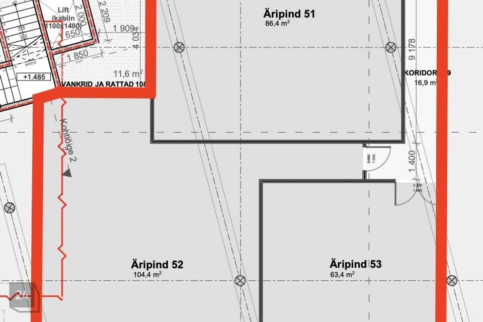 Многоцелевое, 271 m² Бизнес-площадь в Tallinn, Pirita linnaosa