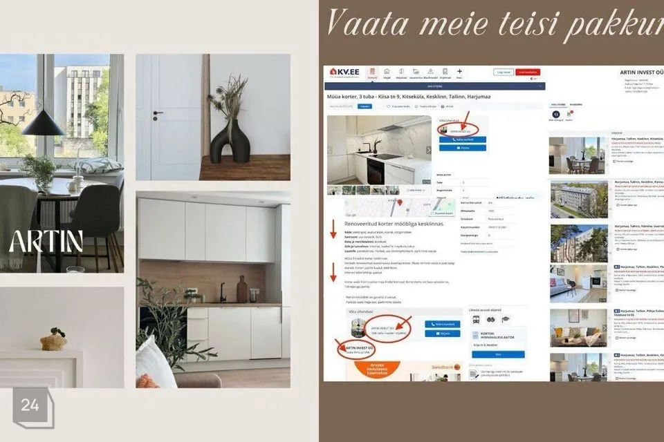 3-toaline Korter  -  Tallinn, Kristiine linnaosa - foto 3