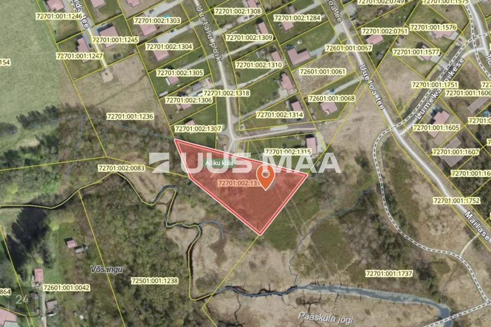 Земля социального назначения - земля общего назначения, 6146 m² участок в Saue vald, Alliku küla