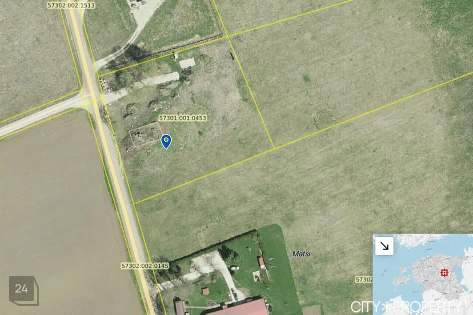 Residential land, 5264 m² land in Põltsamaa vald, Kõpu küla