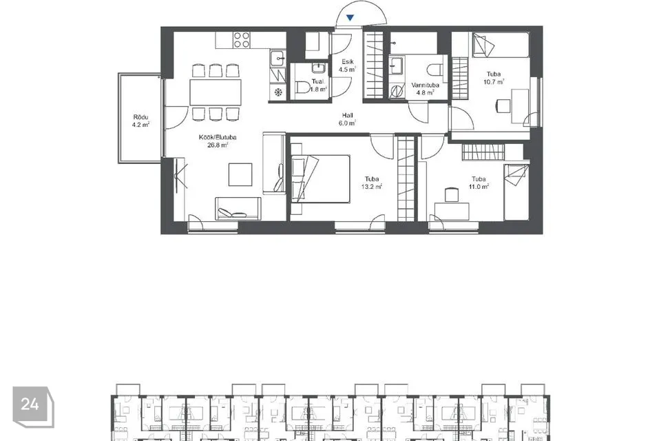 4-room apartment in Tallinn, Haabersti linnaosa - photo 5