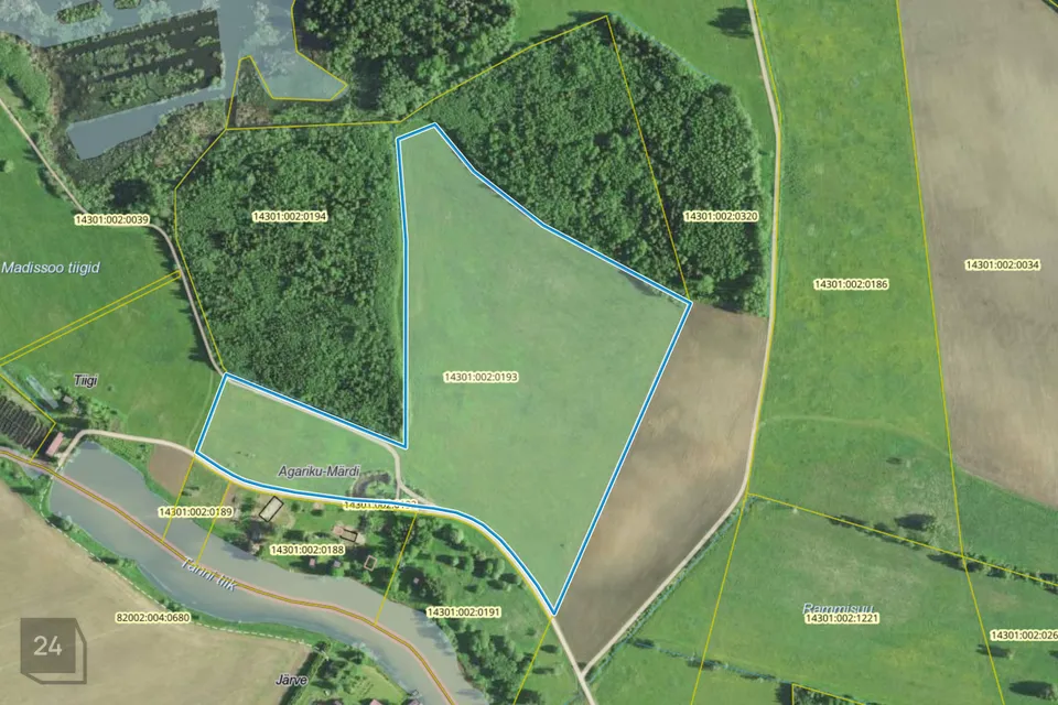 Maatulundusmaa, 101567 m² Maa  -  Antsla vald, Antsu küla