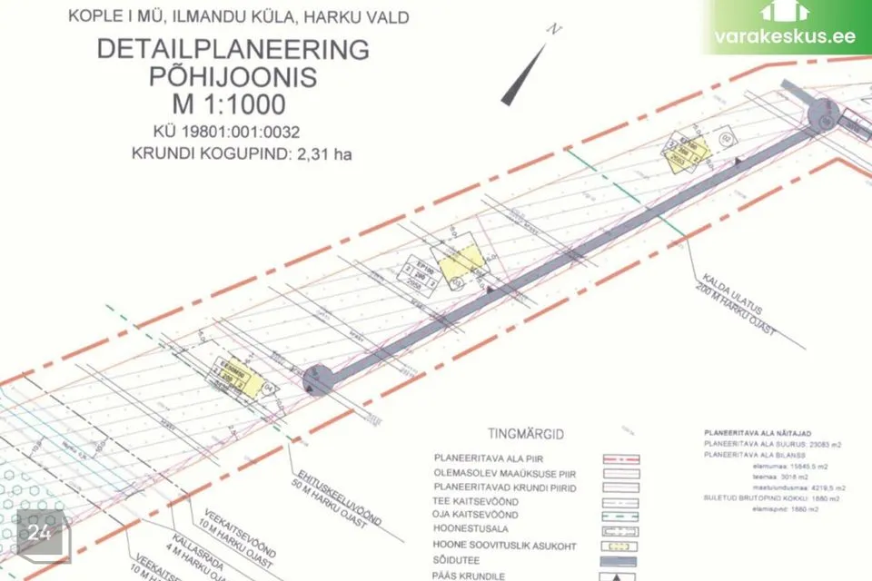 Elamumaa, 2668 m² Maa - Harku vald, Ilmandu küla - foto 2