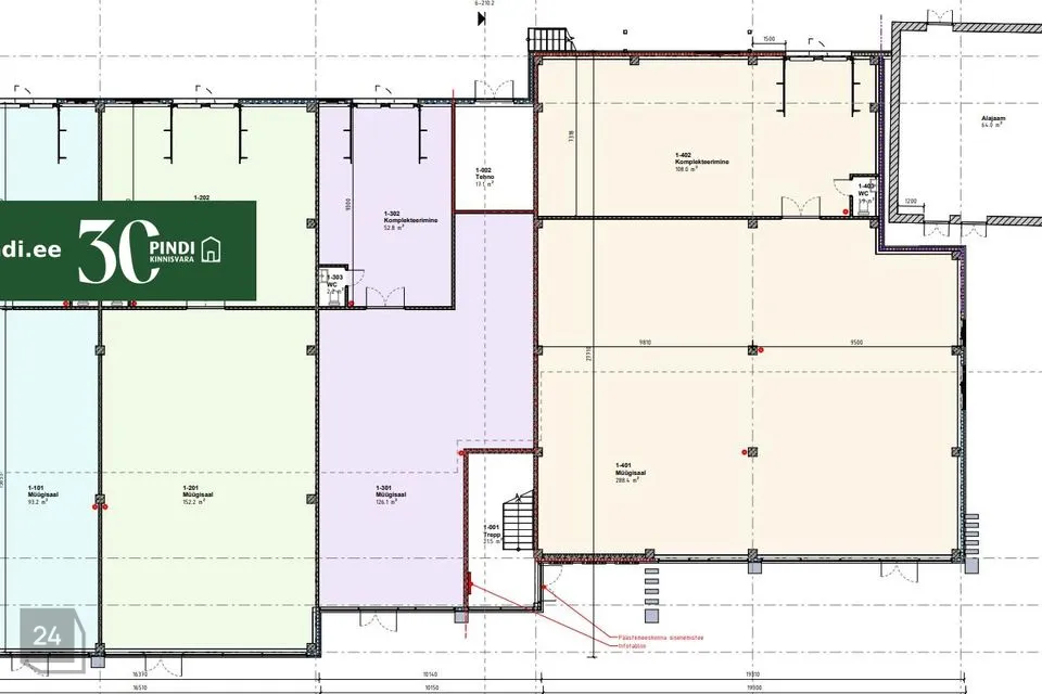 Kaubandus, 240 m² Äripind  -  Saue vald, Saue linn - foto 4