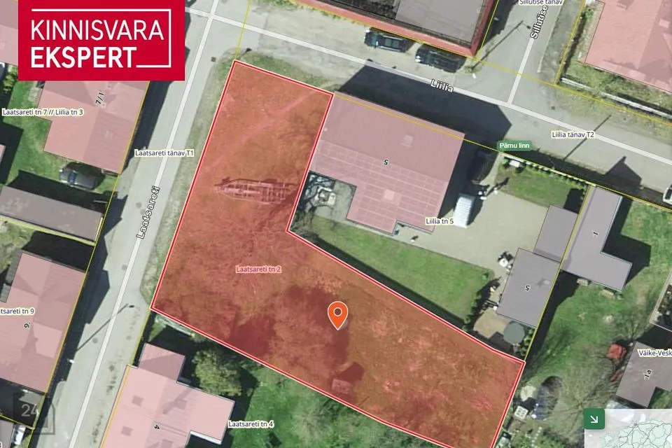 Земля жилой застройки, 795 m² участок в Pärnu linn, Pärnu linn - фото 4